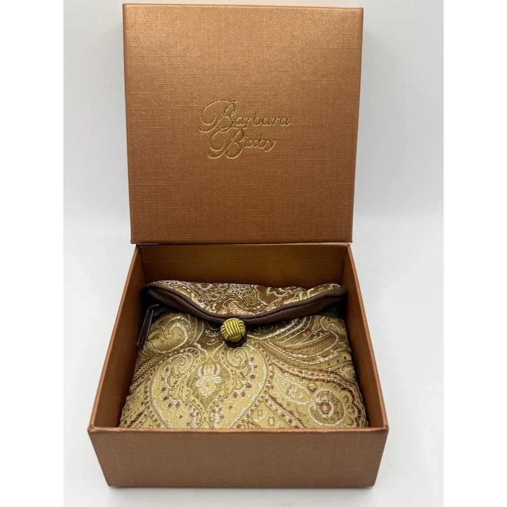 Barbara Bixby Jewelry Box & Pouch Set Case Travel Storage